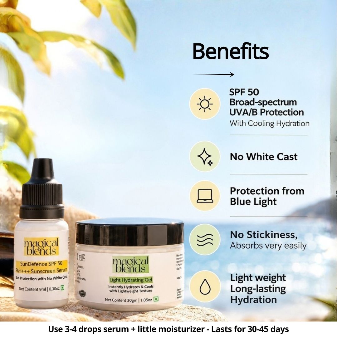 SPF 50 Sunscreen & Gel Combo