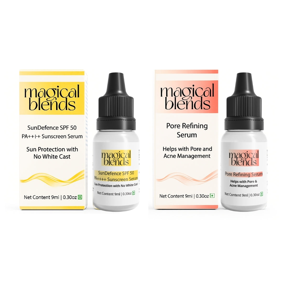 Sunscreen & Pore Refining Serum Combo