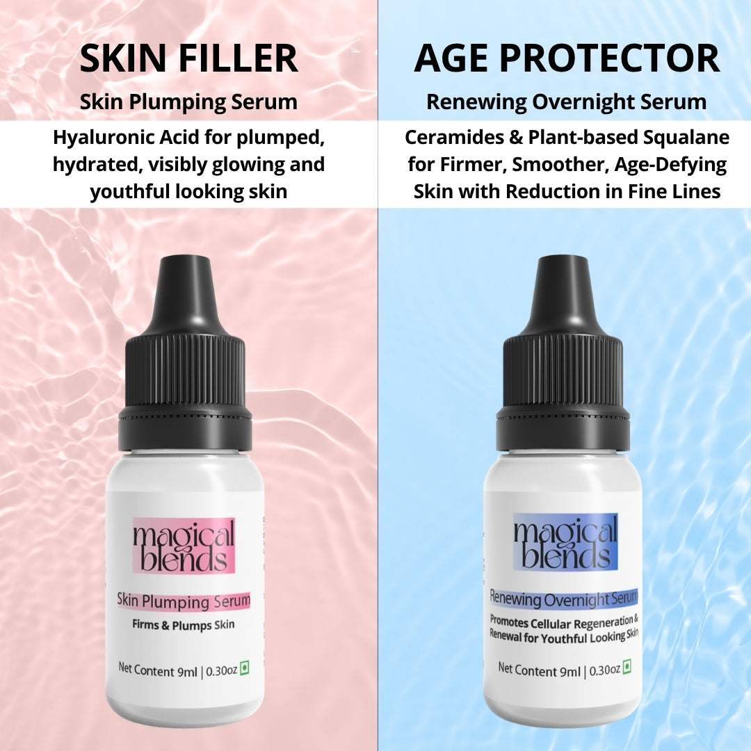 Skin Plumping & Renewing Overnight Serum Combo