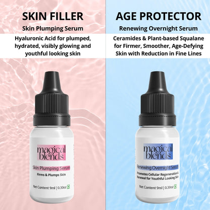 Skin Plumping & Renewing Overnight Serum Combo