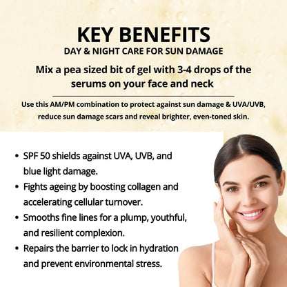 Day and Night Care for Sun Damage
