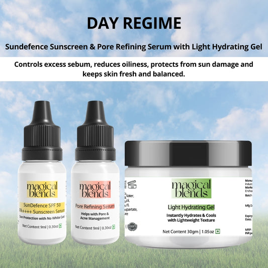 Day and Night Care for Oily Feel & Dullness