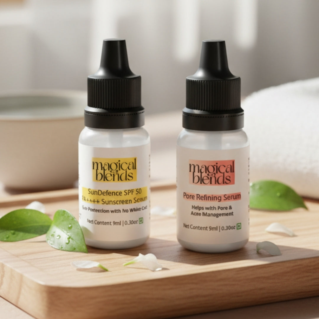 Sunscreen & Pore Refining Serum Combo