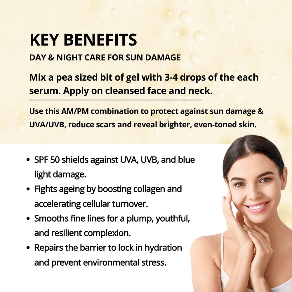 Day and Night Care for Sun Damage