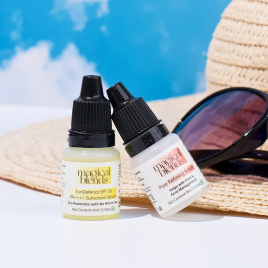 Sunscreen & Pore Refining Serum Combo